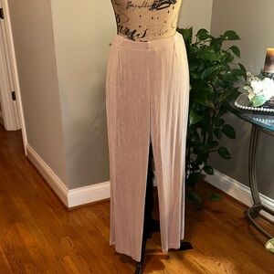 Elegant Taupe Women's Straight Leg Pants Chicos size 3 regular Travelers